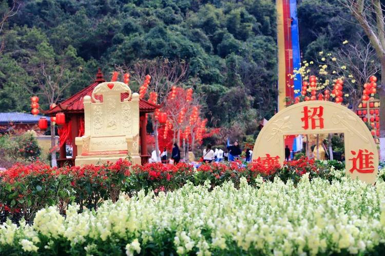 #春天的浪漫藏在东莞观音山 百花朝春会，福山共美景；清明正当时