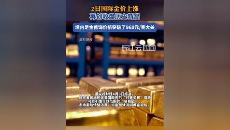 深夜暴涨！金饰价重回960元/克