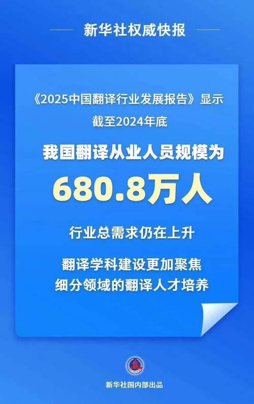 我国翻译从业人员达680.8万人