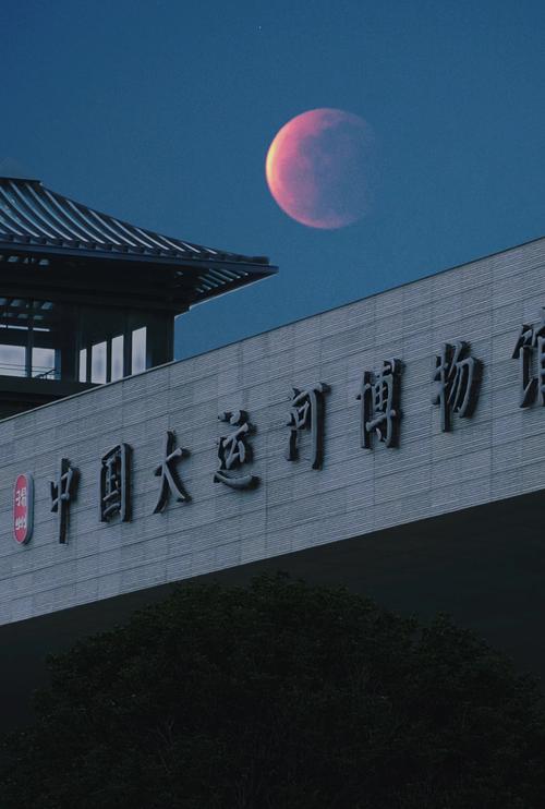 在扬州的六天里，只有在大运河博物馆被挤到了，不过依旧然强烈